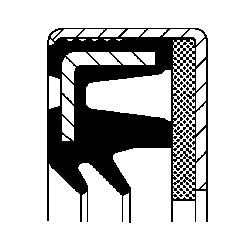 CORTECO Wellendichtring, Radnabe